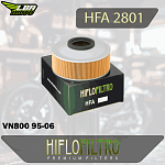 Воздушный фильтр HIFLO HFA2801 Kawasaki VN800 95-06