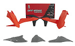 Комплект пластика R-Tech KTM EXC/EXCF/XC-W/XCF-W 125-500 20-22 (R-KITKTM-OEM-421) Серо-оранж-черный