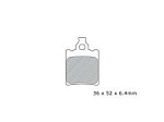 Тормозные колодки M-CAX 1712370 (DP611)