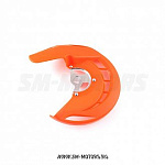 Защита переднего тормозного диска KTM EXC/EXCF/SX/SXF 03-15  SM-PARTS оранжевая