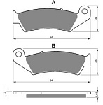 Тормозные колодки Gold-Fren 041 K5