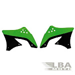 Обтекатели радиатора R-Tech Kawasaki KX450F 09-11 (R-CVKXFVENR49) зеленые/черные