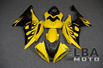 Комплект пластика для мотоцикла Yamaha YZF-R6 08-15 Черно-Желтый