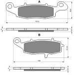 Тормозные колодки Gold-Fren 104 S33