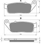 Тормозные колодки Gold-Fren 014 S3 Тормозные колодки Gold-Fren 014 S3