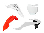 Комплект пластика R-Tech KTM SX 65 16-22 (R-KITKTM-O17-500) Бело-Черно-Оранжевый