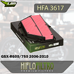 Воздушный фильтр HIFLO HFA3617 Suzuki GSX-R600/750 2006-2010
