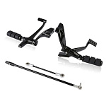Передние подножки комплект Harley-Davidson XL883, XL1200 04-13