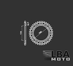 PBR Звезда задняя 4399 42 C45 (JTR1306.42)