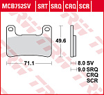 Тормозные колодки TRW MCB752SRT