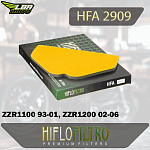 Воздушный фильтр HIFLO HFA2909 Kawasaki ZZR1100 93-01, ZZR1200 02-06