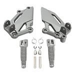 Подножки передние с кронштейнами для мотоцикла Kawasaki Z300 14-18, Z250 13-18