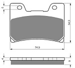 Тормозные колодки Gold-Fren 028 S3