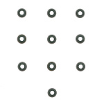 Маслосъемные колпачки ATHENA Yamaha YZF-R1 09-14, V-MAX 1700 09-15 10шт.