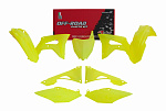 Комплект пластика R-Tech Honda CRF250R 19-20, CRF450R 19-20 (R-KITCRF-GF0-519) неоновый желтый