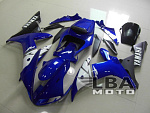 Комплект пластика для мотоцикла Yamaha YZF-R1 04-06 Синий (чёрный плуг)