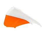 Обтекатель возд. фильтра лев R-Tech KTM SX125 13-16 SXF 13-15 EXCF 14-15 (R-FIKTMBNARSX13) оранж/бел