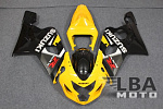 Комплект пластика для мотоцикла Suzuki GSX-R600/750 04-05 Желто-Черный