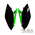 Обтекатели задн. боковые R-Tech Kawasaki KX250F 09-12, KX450F 09-11 (R-FIKXFNRVE29) зеленые/черные