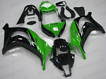 Комплект пластика для мотоцикла Kawasaki ZX-10R 11-15 Зелено-Чёрный