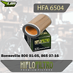 Воздушный фильтр HIFLO HFA6504 Triumph Bonneville 800 01-05, 865 07-16, 865 Scrambler 07-17