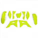 Комплект пластика R-Tech Honda CRF250R 2018, CRF450R 17-18 (R-KITCRF-GF0-599) неоновый желтый