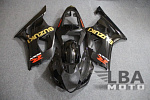 Комплект пластика для мотоцикла Suzuki GSX-R1000 03-04 Черный с золотыми наклейками
