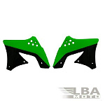 Обтекатели радиатора R-Tech Kawasaki KX250F 09-12 (R-CVKXFVENR29) зеленые/черные
