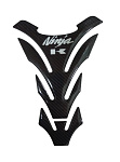 Наклейка на бак для мотоцикла Kawasaki Под Карбон 1