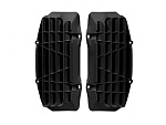 Решетки радиатора усиленные R-Tech KTM SX/SX-F 16-18, EXC/EXC-F/XC-W 17-18 черные  (R-GRKTMNR0017)