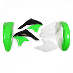 Комплект пластика R-Tech Kawasaki KLX450R 07-16 (R-KITKLX-OEM-497) зеленый/черный/белый