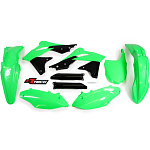 Комплект пластика R-Tech Kawasaki KX250F 13-16 (R-KITKXF-VF0-516) Зелено-Черный Neon