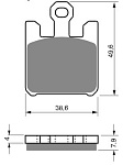 Тормозные колодки Gold-Fren 200 S3