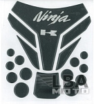 Наклейка на бак для мотоцикла Kawasaki Ninja Под Карбон 2