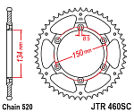 Звезда цепного привода JTR460 48SC