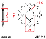 Звезда цепного привода JTF513 18RB