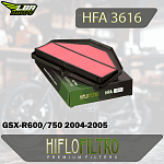 Воздушный фильтр HIFLO HFA3616 Suzuki GSX-R600/750 2004-2005