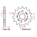 Звезда стальная ведущая MRP SteelStar E1 10015 (JTF558.15)