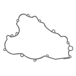 KTM 250 SX/EXC 94-99 прокладка прокладка правой половины 54630025000