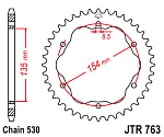 Звезда цепного привода JTR763 40