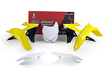 Комплект пластика R-Tech Suzuki RMZ450 2018 (R-KITRMZ-OEM-518) желтый/белый/черный