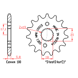  Звезда стальная ведущая MRP SteelStar E1 10015 (JTF558.15)
