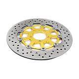  Тормозной диск передний для Suzuki GSX-R600/750 96-03, GSX1300 99-07, GSX1400 02-07 Золотой