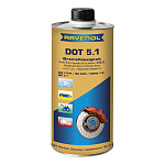 Тормозная жидкость RAVENOL DOT 5,1 (1л)