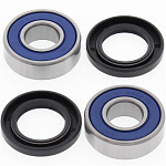 Комплект подшипников переднего колеса ALL BALLS Suzuki AN250 98-08, AN400 03-08 (25-1188)