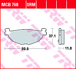 Тормозные колодки TRW MCB768