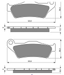Тормозные колодки Gold-Fren 292 S3