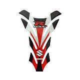 Наклейка на бак для мотоцикла Suzuki GSX-R Бело-Красно-Черная