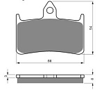 Тормозные колодки Gold-Fren 069 S33 Тормозные колодки Gold-Fren 069 S33