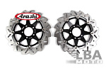 Тормозные диски передние для мотоцикла (2шт.) для Kawasaki ZX-6R 02, ZX600 98-01, Z1000 03-06